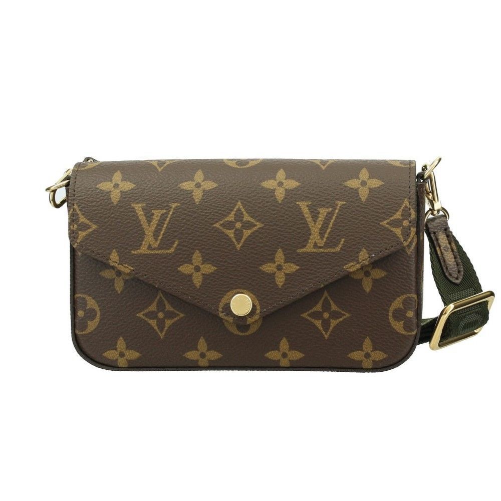 Louis Vuitton Shoulder Bag Monogram Canvas Brown